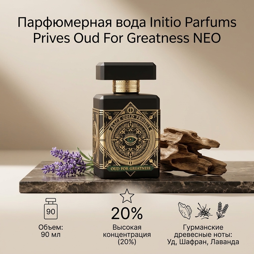 Initio Parfums Prives Oud For Greatness NEO парфюмерная вода EDP 90 мл, унисекс