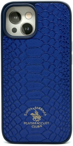 Чехол Santa Barbara Polo & Racquet Club для Apple iPhone 13, iPhone 14 синий