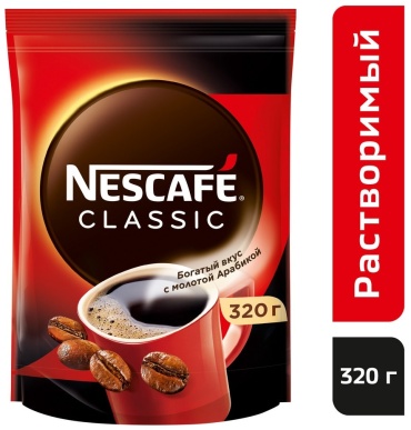 Кофе растворимый NESCAFE Classic порошковый 320 г
