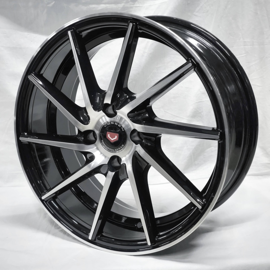 Vossen 885 6.5x16/4x98 D58.6 ET33 4 диска черный, серебристый