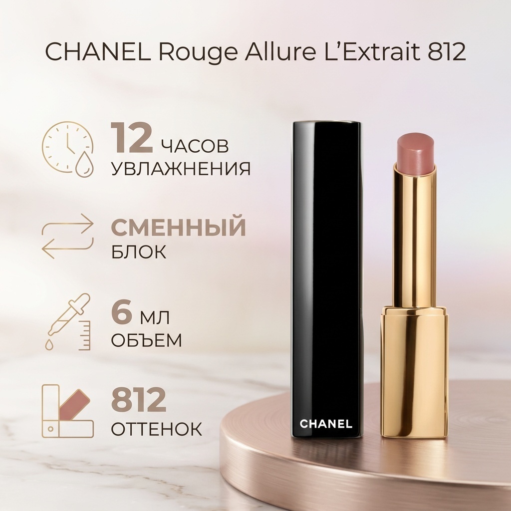 CHANEL Rouge Allure L'Extrait помада 812