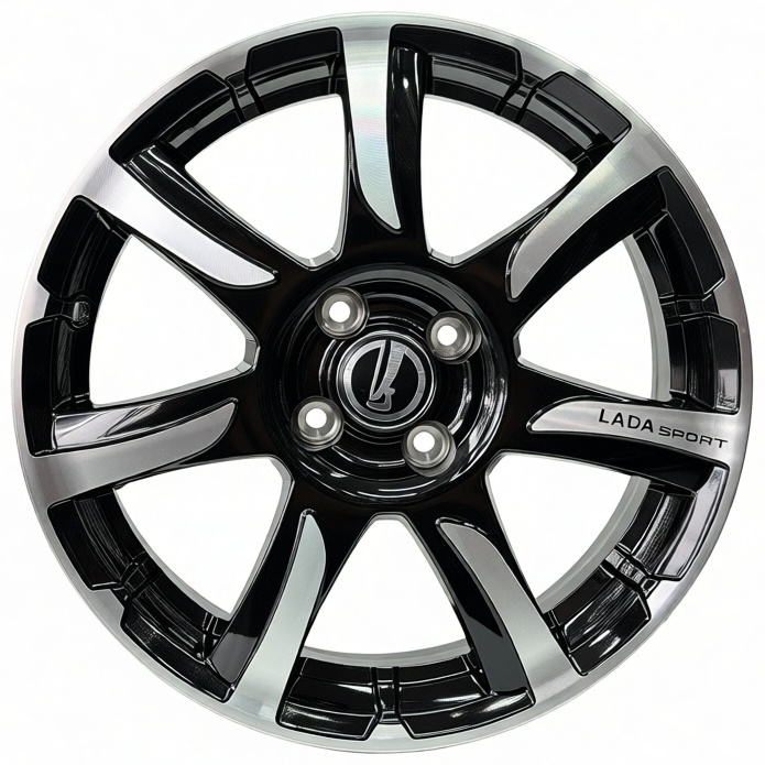 RNO 1181 kinjal 6x15/4x98 D58.6 ET35 4 диска черный, серебристый