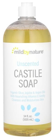 Жидкое мыло туалетное Mild By Nature кастильское мыло, без отдушки 1000 мл