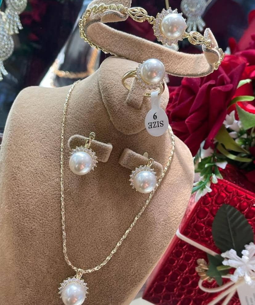 Fallon Jewelry медицинская сталь, жемчуг, фианит