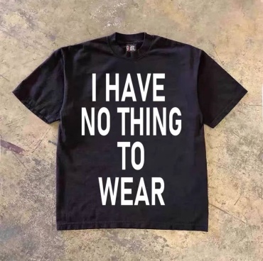 Футболка ANARYM I HAVE NO THING TO WEAR черный