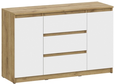 Комод СВ Мебель Денвер, 120.10x39x75.4 см, белый, светло-коричневый