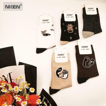 Носки NICEN 5 пар мультиколор 36-41