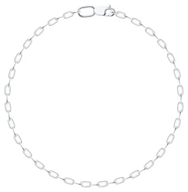Zlato 478СР965210500С1 длина 16 см, вес 1.1 г серебро, плетение якорное