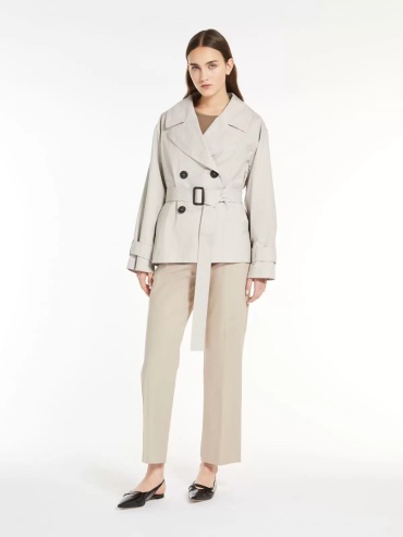 Тренчкот Max Mara светло-серый