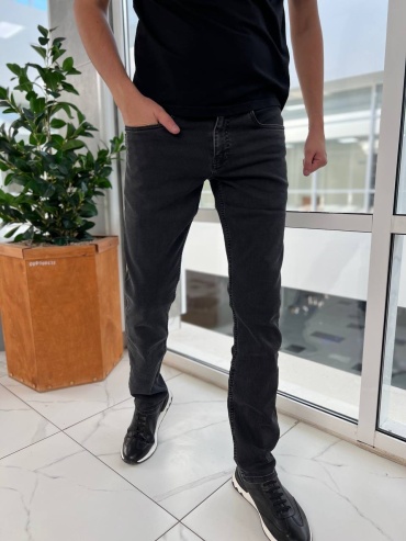 Джинсы прямые Tello jeans темно-серый