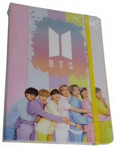 Блокнот Jooydoo BTS, A5, 80 л, клетка