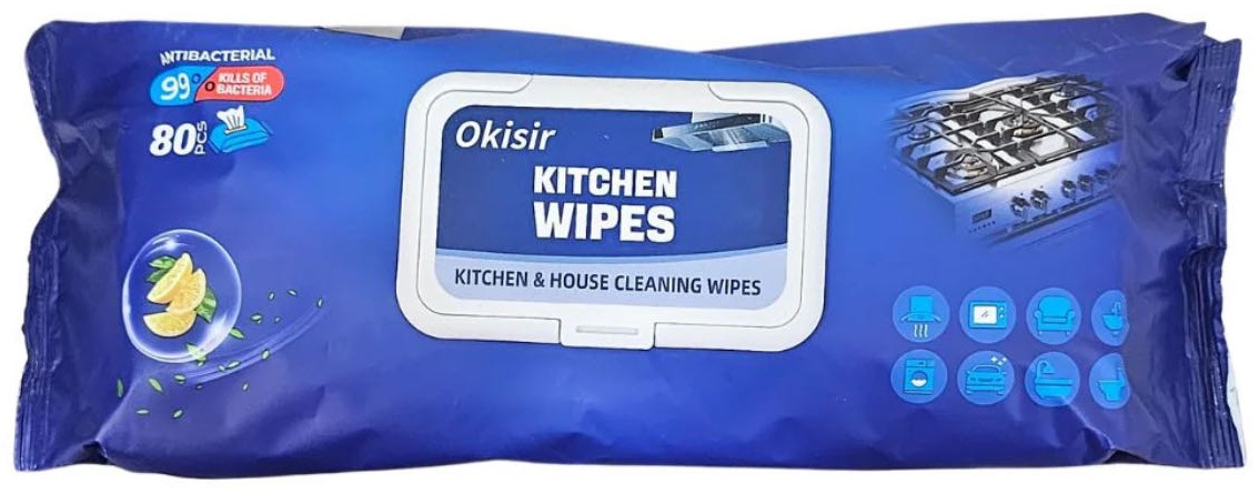 Влажные салфетки KITCHEN WIPES 80 шт
