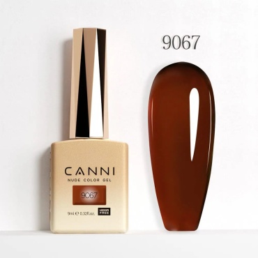 CANNI гель-лак новая серия 9067 глянцевое 9 мл