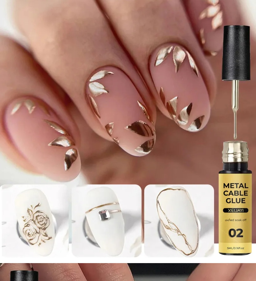 Слюда Nailbar_жидкий_металл02 1 шт