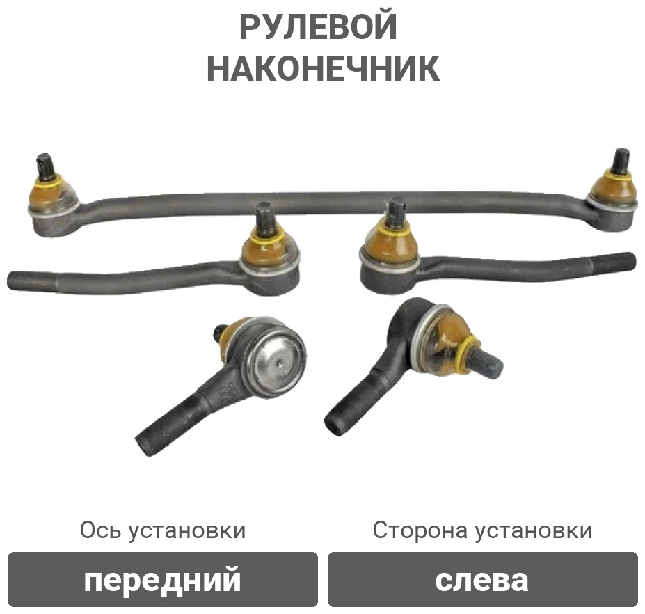 PATRON рулевой наконечник PS10138L