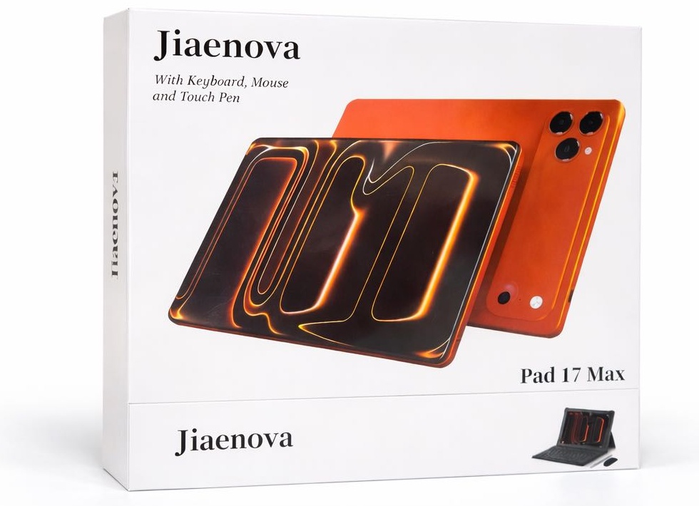 Планшет Jiaenova Pad 17 Max 10.1 дюйм 16 Гб/1000 Гб оранжевый