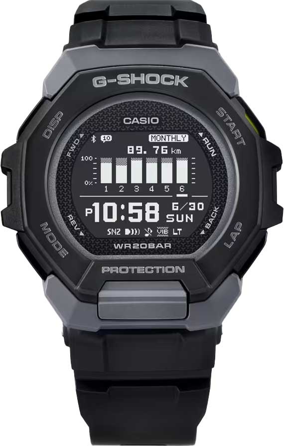 Кварцевые CASIO GBD-300-1DR пластик
