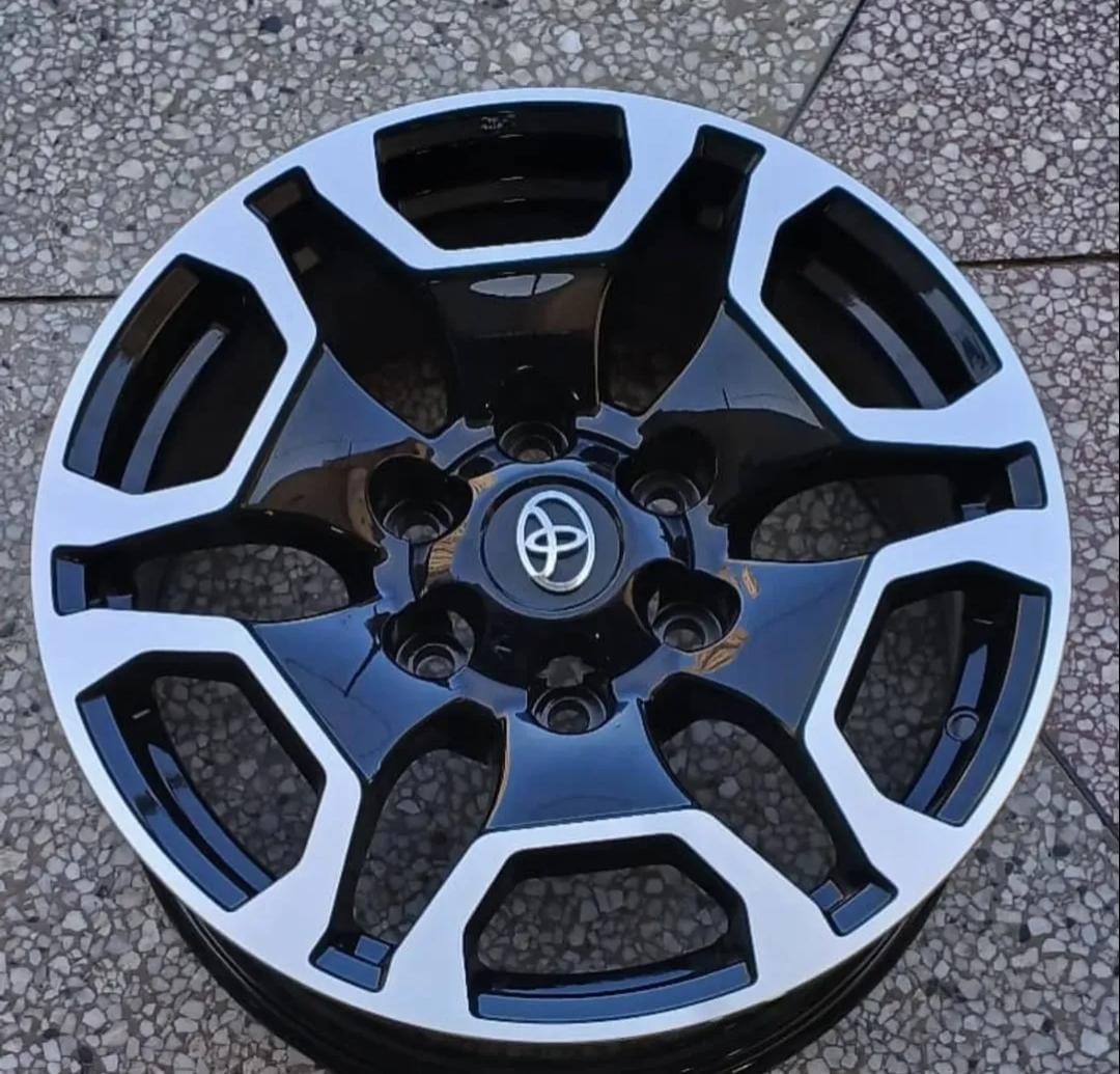 Rainbow Dance 963F 7.5x18/6x139.7 D106.2 ET25 4 диска черный, золотистый