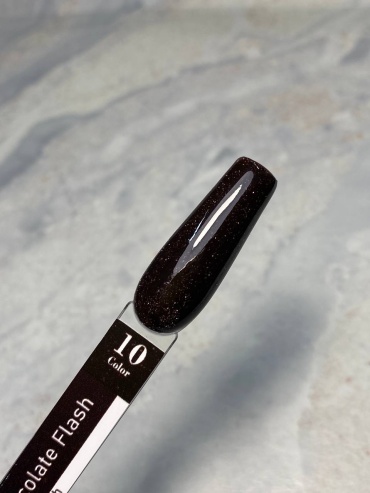 M&K nails гель-лак Sweet Chocolate Flash 10 камуфлирующее 7 мл