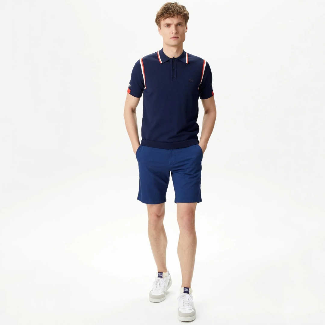 Повседневные шорты LACOSTE темно-синий