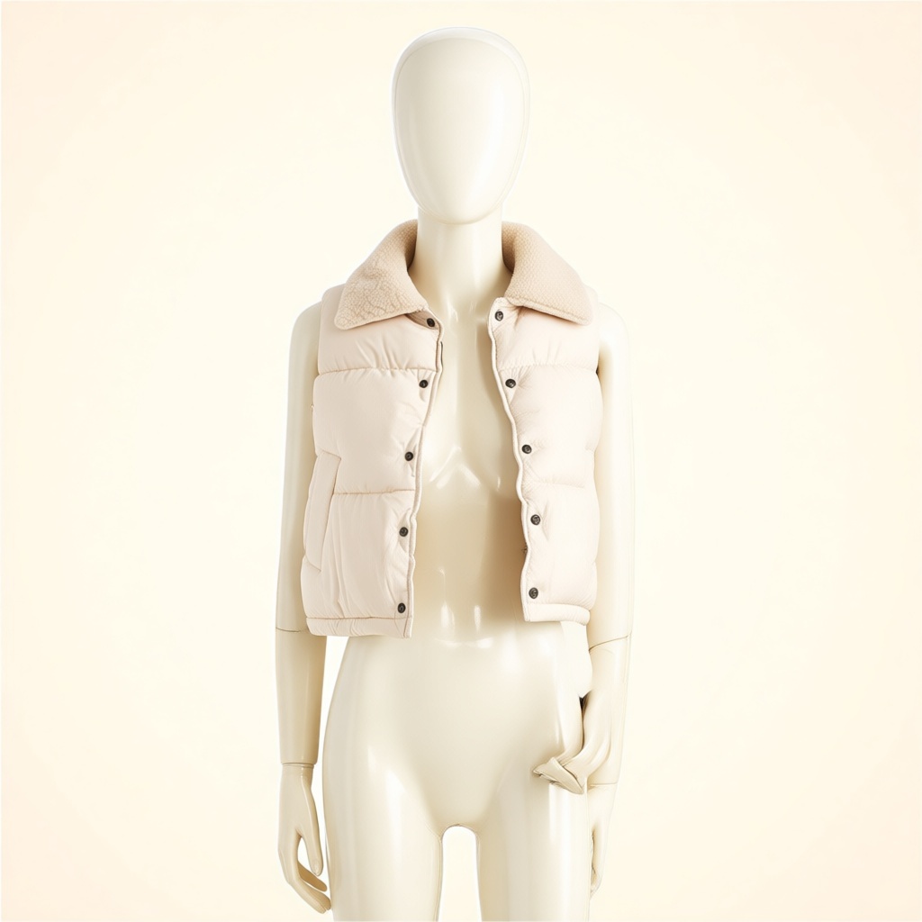 Жилет бежевый