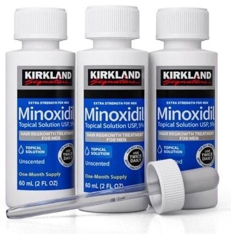 Kirkland Minoxidil 5% пипетка лосьон 3 шт по 60 мл