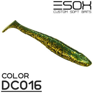 Мягкая приманка ESOX Силиконовые приманки ESOX Горыныч 76мм [6шт] DC016 EXS-GRN76-DC016 6 шт 76 мм DC016