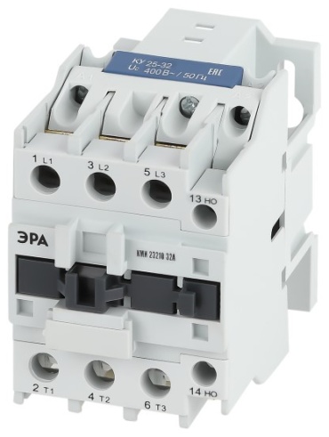 ЭРА силовой контактор 32A, Контактор ЭРА PRO KKM21-032-400-10-E КМИ-23210 32А 400В/АС3 1НО