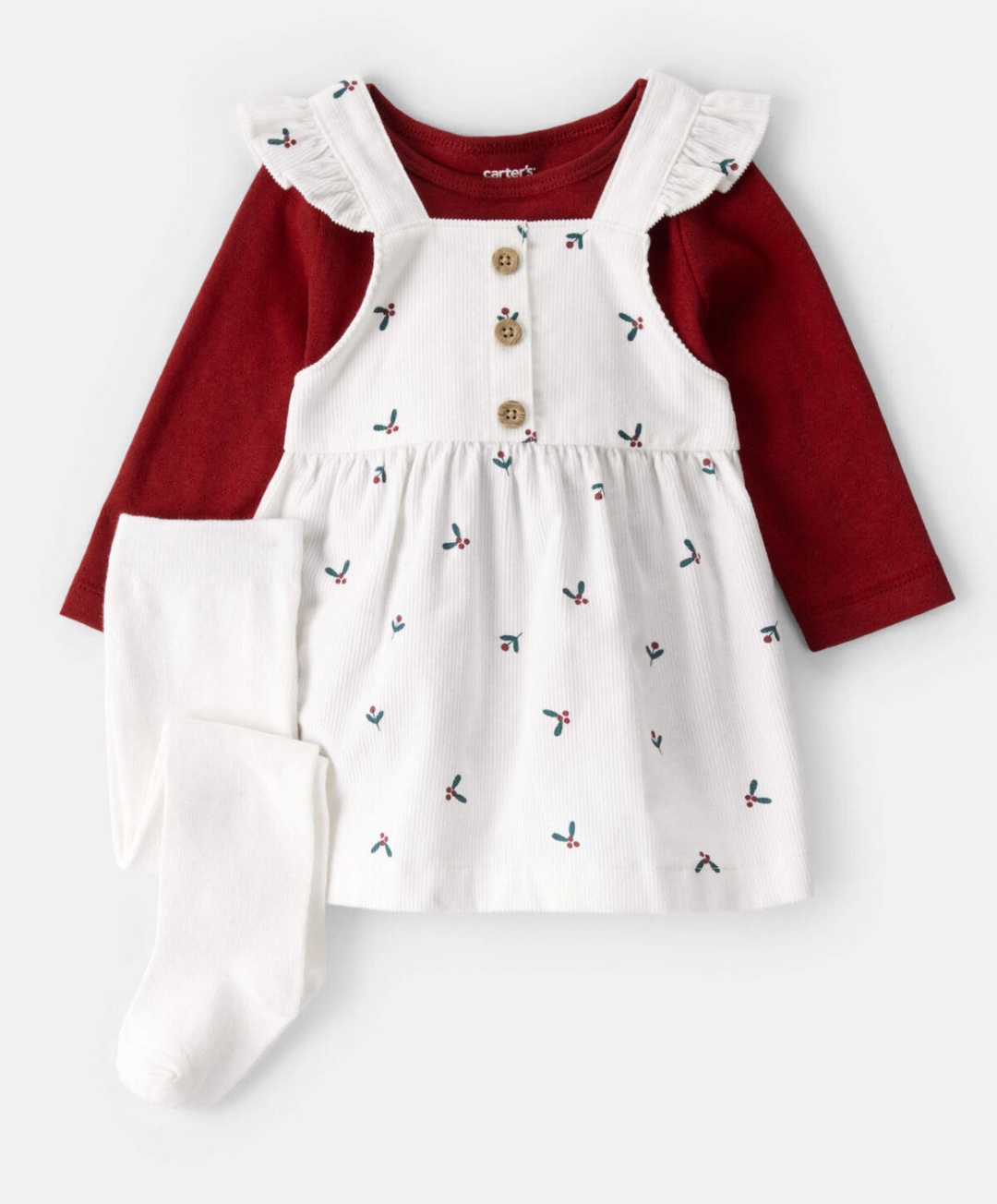 Комплект Carters белый, красный