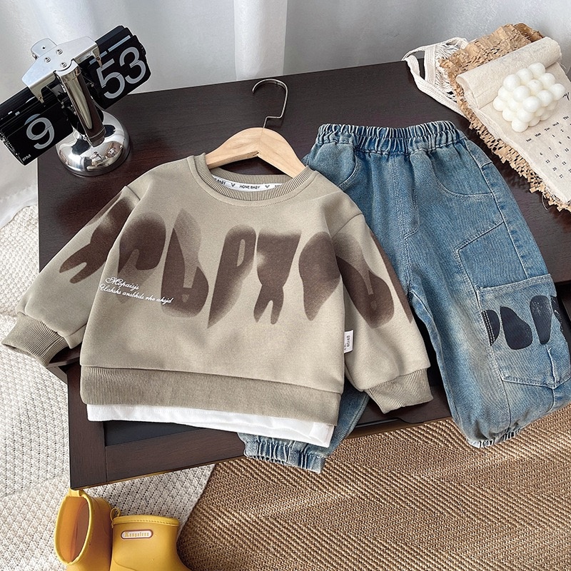 Комплект Fashion синий, хаки