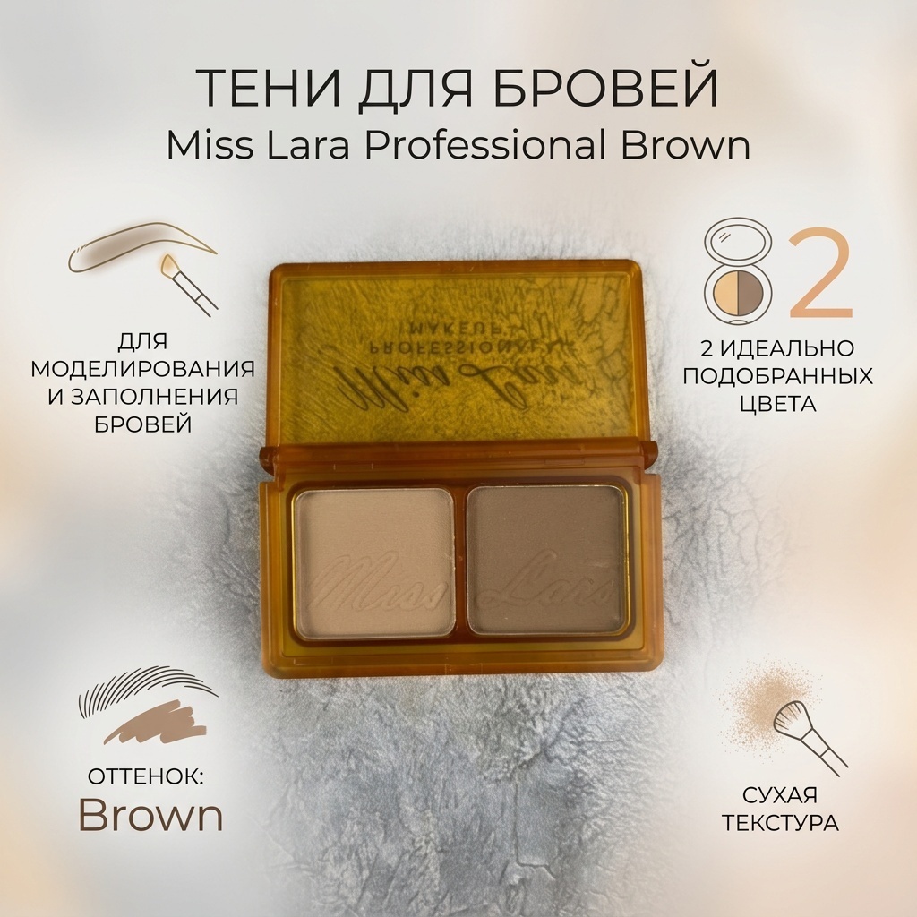 Miss Lara тени Professional Brown