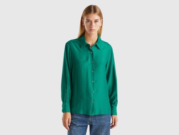 Рубашка UNITED COLORS OF BENETTON зеленый