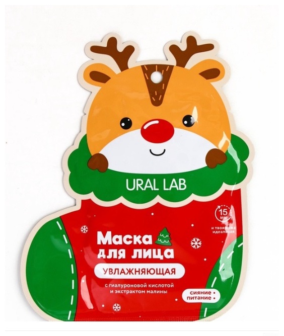Маска для лица Ural Lab тканевая 10877666 1 шт