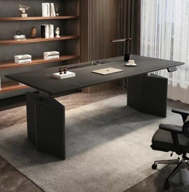 Стол компьютерный 8366c, 140х70x125 см, черный