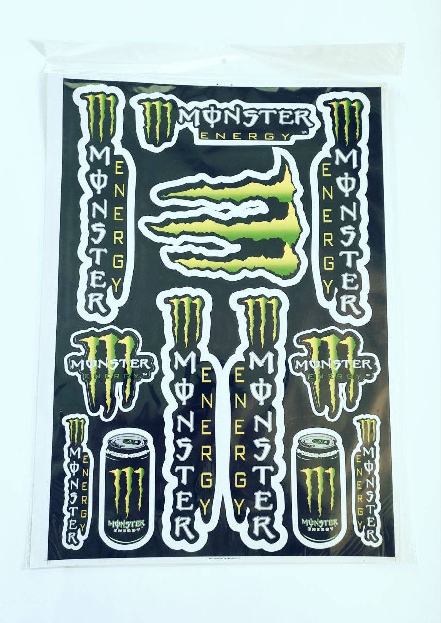 Monster комплект наклеек BS