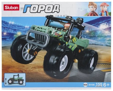 Конструктор SLUBAN Внедорожник M38-B1106, деталей 155 шт