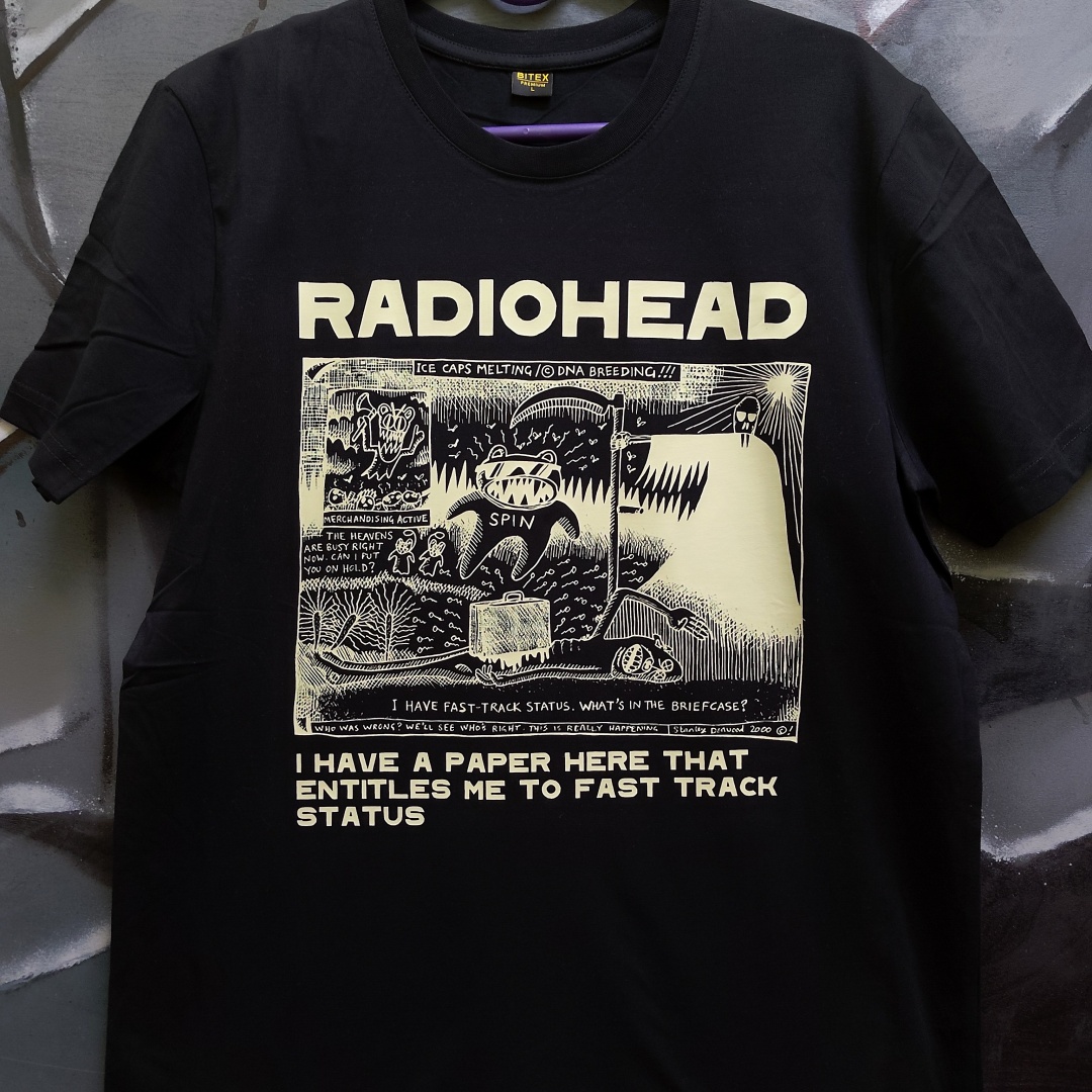 Футболка Radiohead черный