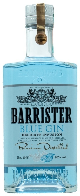 Джин Barrister Blue 40% 0.7 л