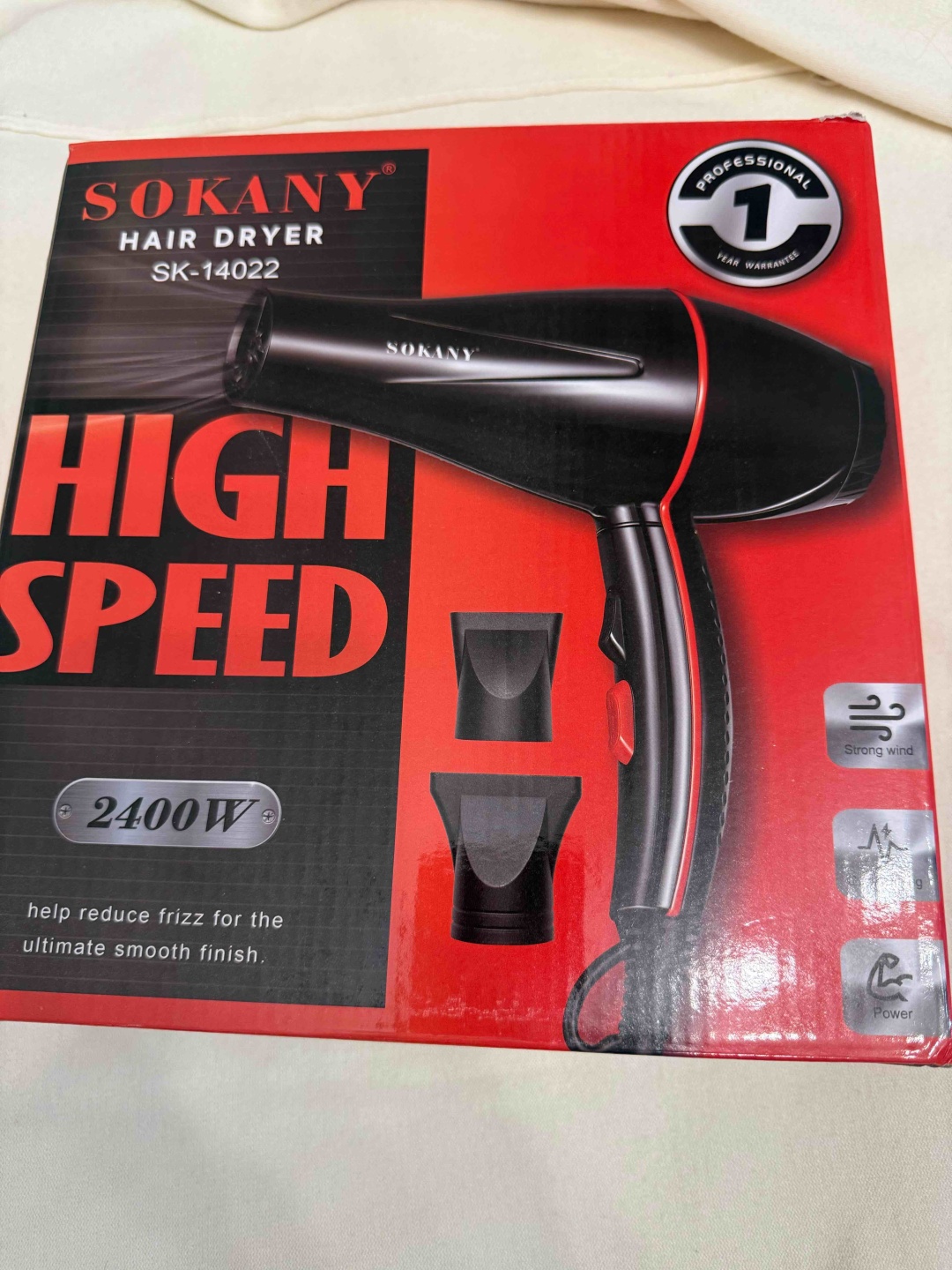 SOKANY sk-14022 фен черный