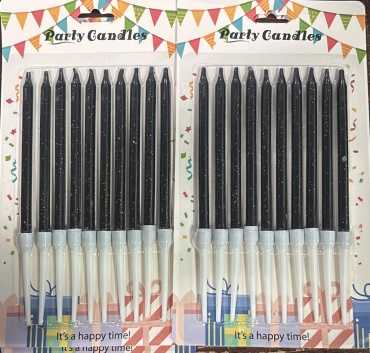 Свеча Party candles цилиндр, 10 шт 14 см