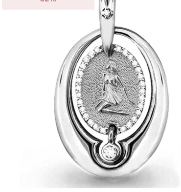 Подвеска Gaukhar Jewelry 23139a вес 1.82 г серебро, фианит