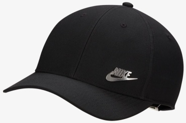 Кепка Nike размер 55, 61, черный, серебристый