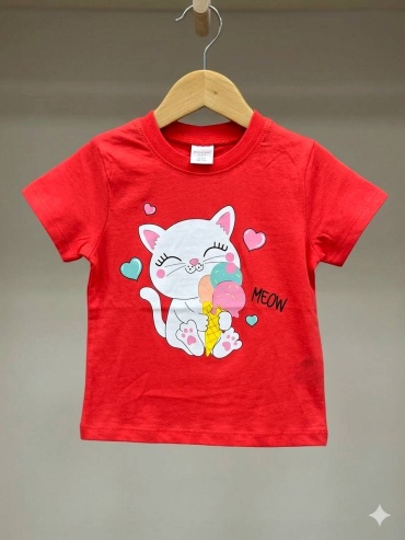 Футболка CHASTE kids красный