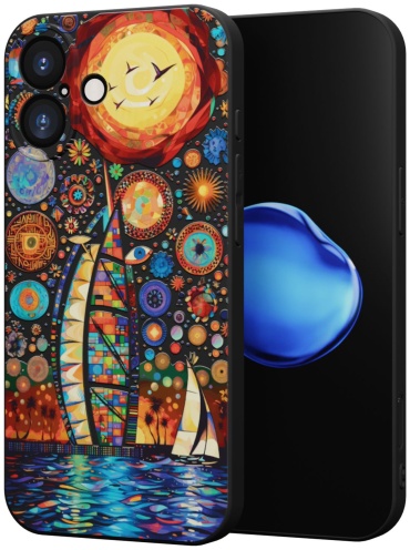 Чехол Mcover для Apple iPhone 16 рисунок