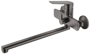 Смеситель с комплектующими Haiba HB22533-3, латунь, цвет графит