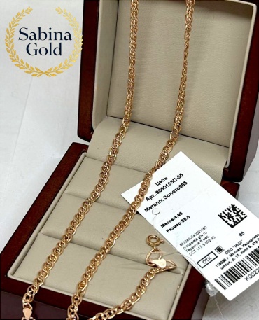 Sabina Gold SEP-SBN-479 длина 55 см, вес 4.89 г золото, плетение нонна