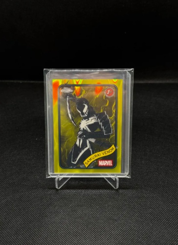 Marvel & Topps Chrome – #127 “Samurai Venom” – Yellow Lava Parallel