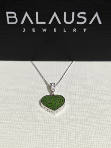 Подвеска Balausa Jewelry Е188(9) вес 3 г серебро, фианит, эмаль