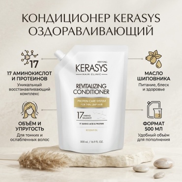 KeraSys кондиционер Оздоравливающий 500 мл