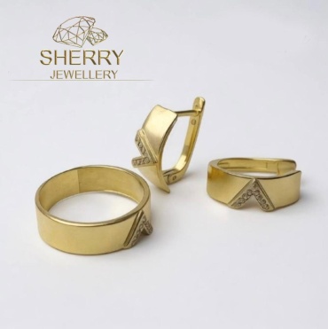 SHERRY SD7863208547 вес 5.79 г золото, без вставок